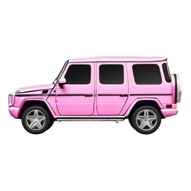 Baby pink g wagon sticker