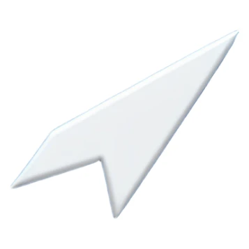 in blue square shape, up arrow in the middle sticker