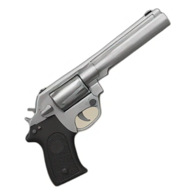 Pistolet en train de tirer sticker