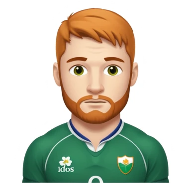 irish rugby player sticker