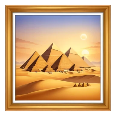 Egypt pyramids sticker