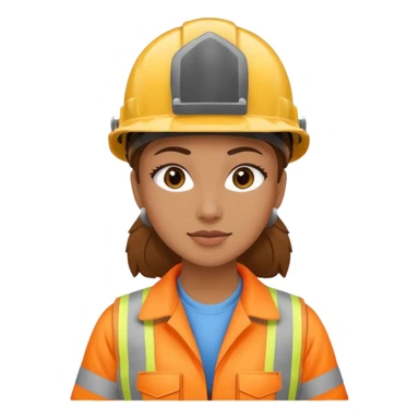 Protective Gear Worker woman sticker