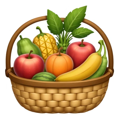 panier de fruits et légumes sticker