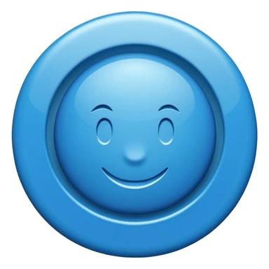 Un rond bleu avec le logo validé  sticker