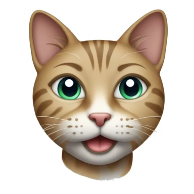 open minded cat sticker