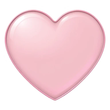 Pastel Pink Heart Shaped Mirror  sticker