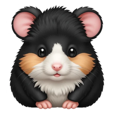 black hamster sticker
