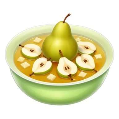 chinese pear dessert soup sticker