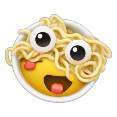 ramen on stick sticker