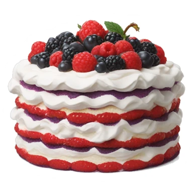 Berry Chantilly cake  sticker