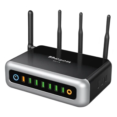 Mini modem router distrubitor sticker