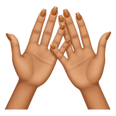 Enjoying hands sticker