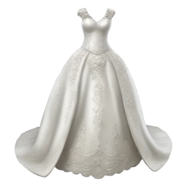 Hyper Realistic ornate detailed Wedding dress displays with diamanté  sticker