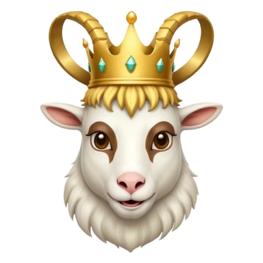 King goat sticker