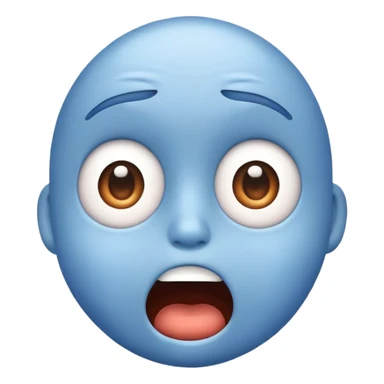 Emoji choking them self sticker