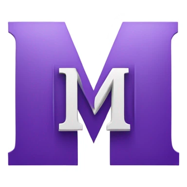 northwestern logo with a m sticker