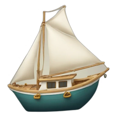 camenbert avec un bateau sticker