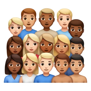 drei menschen sticker