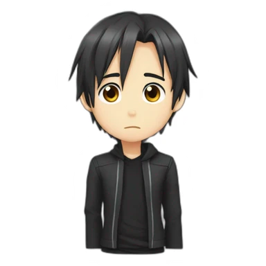 Sad Kirito sticker