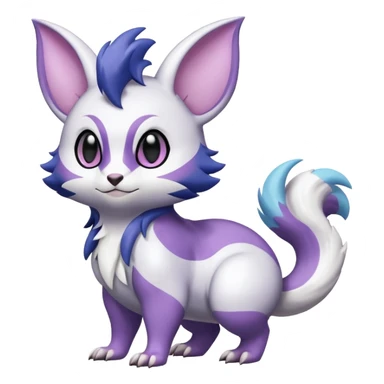 Shiny Furret-Absol-Noibat-Hybrid (Full body) sticker