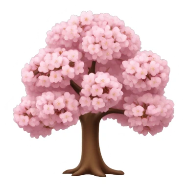 Beautiful cherry tree sticker
