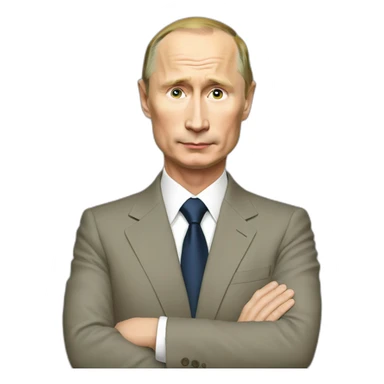 Putin in Japan sticker