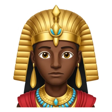 Black pharoah  sticker