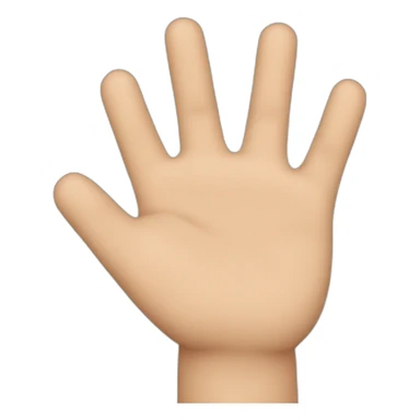 Mano xon dedo del medio levantado sticker