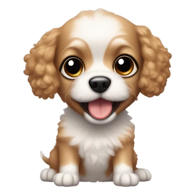 Chihuahua toy poodle puppy mix sticker