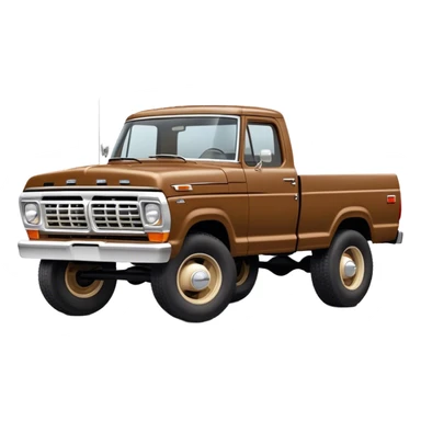 Brown ford 1970 truck sticker
