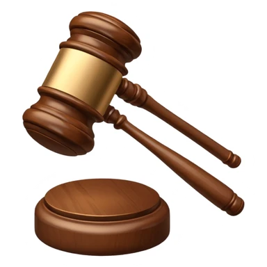 judges gavel sticker