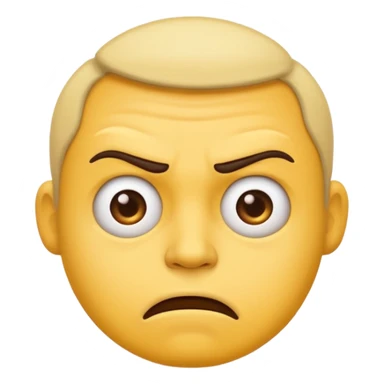 mad emoji saying wtf jace sticker