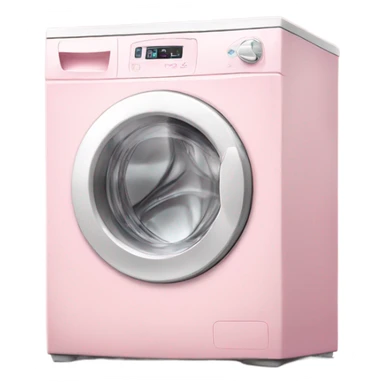 light pink washing machine  sticker