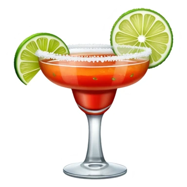 Spicy tajin rim mezcal margarita sticker