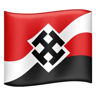 Nazi flag sticker