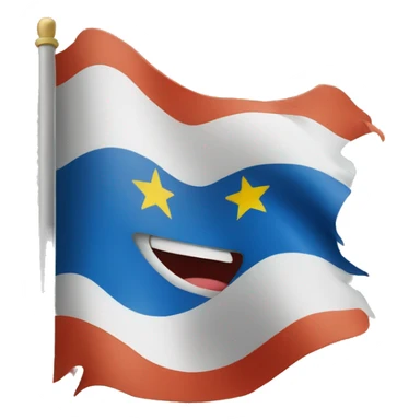 Erstelle mir die yezidische Flagge  sticker