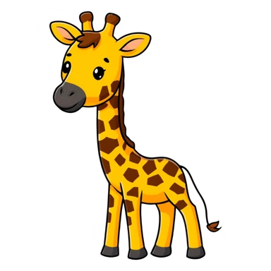 giraffe sticker