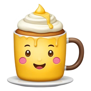 Cake in a mug sticker