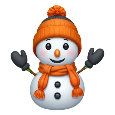 Winter snowman  sticker
