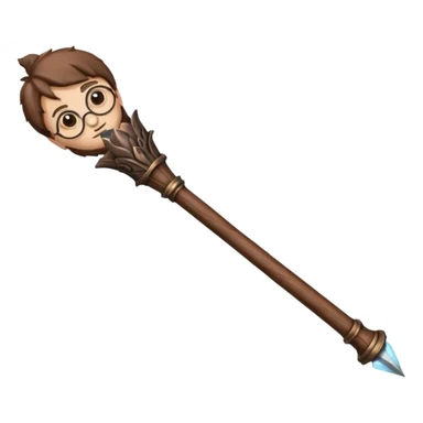 harry potter wand  sticker