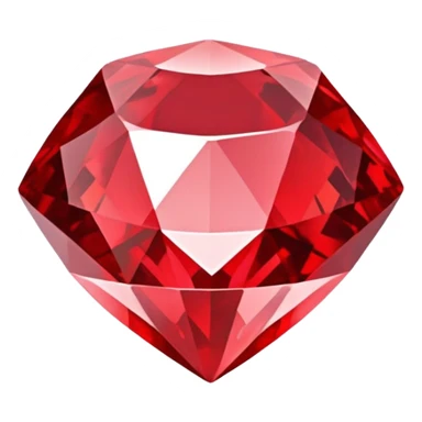 red diamond gem sticker