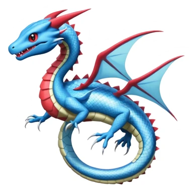 Salamence-Salandit-Gyarados-Dratini-Flygon-Dragonair-fusion-hybrid-creature  sticker