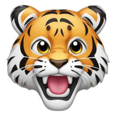 Tiger boxing sticker