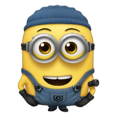 minion happy sticker