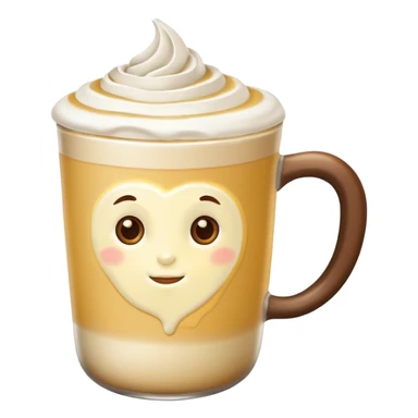 Pale lemon coffe Latte  sticker