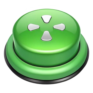 green start button sticker