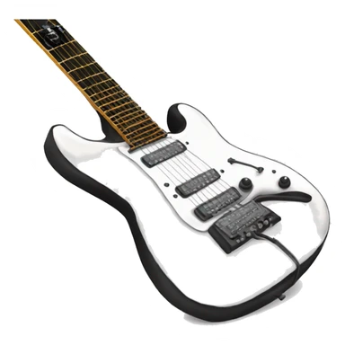 Anatomically correct heart electric guitar sticker