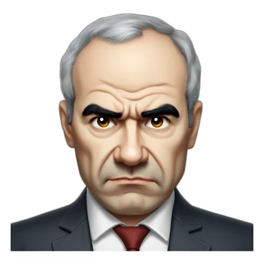 garry kasparov angry sticker