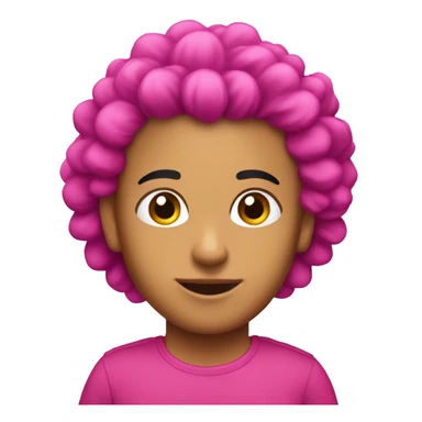 Pompones rosados  sticker