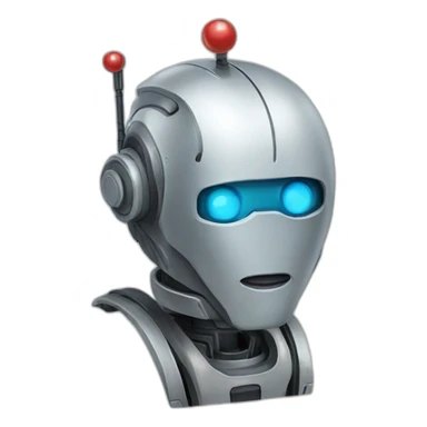 russian robot sticker